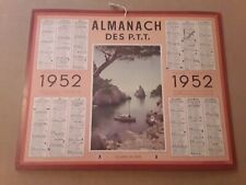 Almanach ptt calendrier d'occasion  France
