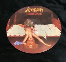 1985 ORIGINAL Venom-Nightmare Satanachist Picture Disc LP Vinil Álbum de Metal. comprar usado  Enviando para Brazil