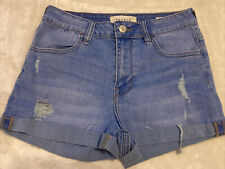 Shorts jeans feminino Pacsun azul algemado super elástico tamanho 27, usado comprar usado  Enviando para Brazil