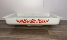 Pyrex 933 Friendship Lasagna Pan - Oblong Open Baker 13.5" x 8.75" x 1.75" for sale  Shipping to South Africa