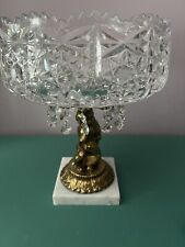 brass angels crystal bowl for sale  Clinton