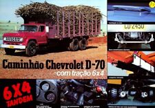 275350) Chevrolet D-70 - Brasilien - Prospekt 12/1981 comprar usado  Enviando para Brazil