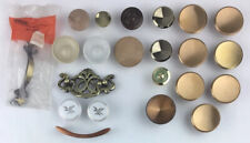 Lote de 22 botões de armário puxadores de gaveta recuperados porcelana bronze cor cobre comprar usado  Enviando para Brazil