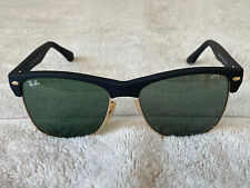 Óculos de sol Ray Ban RB4175 usado CLUBMASTER OVERSIZED preto fosco/verde 57 mm comprar usado  Enviando para Brazil