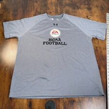 Camisa promocional masculina EA Sports NCAA futebol sob armadura XL cinza gráfico gola redonda comprar usado  Enviando para Brazil