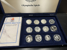 Silber gedenkmünzen lympische gebraucht kaufen  Niedernhausen