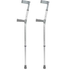 1 Pair Elbow Forearm Crutches w/ Adjustable Height Walking Cane for Adult Teens, used for sale  Shipping to South Africa