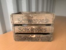 Vintage wooden schweppes for sale  LEEDS