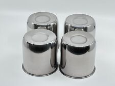 4 Stainless Steel Center Cap Push Thru For 6 lug Trailer wheel rims 4.25 Bore for sale  Shipping to South Africa