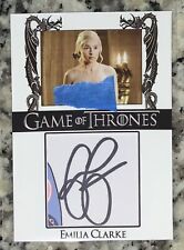 Tarjeta coleccionable Game of Thrones GOT Emilia Clarke corte automático autógrafo F PSA ¡BAS! segunda mano  Embacar hacia Argentina