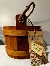 Vintage maine bucket for sale  Shipping to Ireland