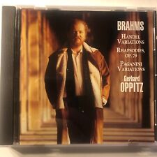 Brahms: Handel Variations; Rhapsodies, Op. 70; Paganini Variations (CD G Oppitz, used for sale  Shipping to South Africa