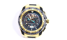 Invicta relógio masculino 50mm Hydromax cronógrafo quartzo pulseira preta e dourada comprar usado  Enviando para Brazil