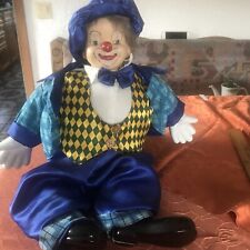 Porzellan puppe clown gebraucht kaufen  Vöhringen