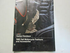 Harley Davidson 1980 otoño catálogo de modas y accesorios de motocicleta manual segunda mano  Embacar hacia Argentina