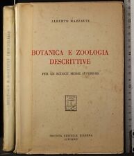 Botanica zoologia descrittive. usato  Ariccia