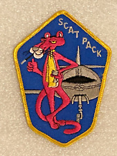 Vtg USAF Smoking Pink Panther 96th Flying Training Squadron Scat Pack 5" Patch  comprar usado  Enviando para Brazil