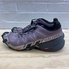 Salomon Speedcross 6 Feminino Tamanho 8 Trilha Roxa *SEM PALMILHAS LEIA* comprar usado  Enviando para Brazil