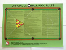 UK 8 BALL POOL RULES From ***SUPERPOOL UK*** for sale  Shipping to South Africa