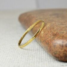 Usado, Anel de ouro amarelo sólido 22k com martelos anel de ouro fino pulseira de ouro 22k comprar usado  Enviando para Brazil