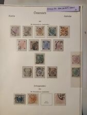 Francobolli austria 1901 usato  Trentola Ducenta