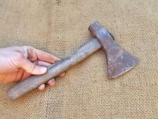 SMALL ANTIQUE VINTAGE HAND FORGED SPLITTING MAUL AXE CAMPING BUSHCRAFT HATCHET for sale  Shipping to South Africa