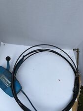 Vintage Evinrude Simplex 2 Lever Throttle Control Box Shifter with cables 10ft+ for sale  Nashport
