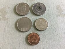 Monete norvegia serie usato  Pian di Sco