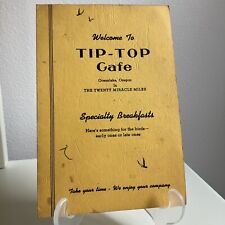 Menu vintage Tip-Top Cafe Oceanlake, Oregon comprar usado  Enviando para Brazil