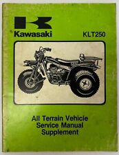 Kawasaki klt250 service for sale  Saint Albans