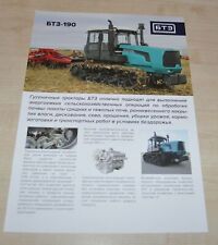 Brochura russa BTZ 190 trator sobre esteiras Prospekt comprar usado  Enviando para Brazil