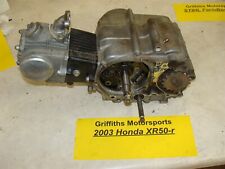 Honda XR50R 2003 fabricante de equipos originales motor cilindro estuche de transmisión cárter, usado segunda mano  Embacar hacia Argentina