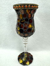 Mosaic glass hurricane for sale  Great Bend