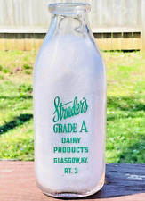 Strader dairy glass for sale  Glasgow