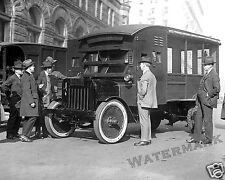 Photograph Vintage Post Office Armored Mail Delivery Truck Year 1921  8x10, used for sale  New Baltimore