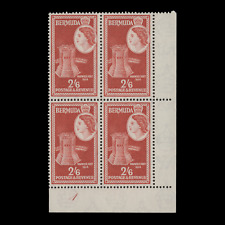 Bermuda 1953 (MNH) 2s6d Warwick Fort placa 1 bloco, usado comprar usado  Enviando para Brazil