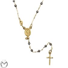 Collana rosario oro usato  Italia