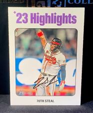 2024 Topps Heritage Ronald Acuna Jr. White Border SP 70th Steal #1 Braves for sale  Shipping to South Africa