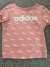 kid pink adidas s tshirt for sale  STAFFORD