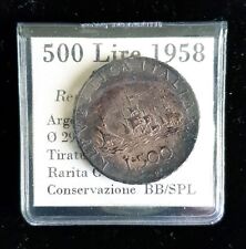 500 lire argento usato  Italia