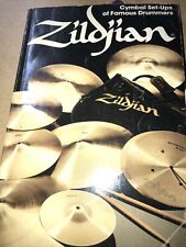 CONJUNTO DE PLATILLOS ZILDJIAN DE BATERISTAS FAMOSOS 1980 Postal segunda mano  Embacar hacia Mexico