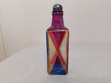 Hand Painted Decorative Colourful Art Glass Liquid Storage Bottle Home Decor for sale  Shipping to South Africa