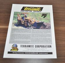 Terramite T9 Koparko-ładowarka Ciągnik Ładowarka Koparka Specyfikacja Broszura Broszura Broszura na sprzedaż  PL