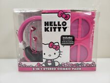 Paquete combinado estéreo 3 en 1 de Hello Kitty con auriculares, altavoz Sanrio 2015 segunda mano  Embacar hacia Mexico