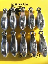 16oz LEAD FISHING BANK SINKERS 10 Count (10lbs) for sale  Shipping to South Africa