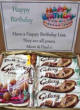 Personalised galaxy chocolate for sale  BARRY