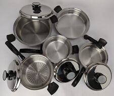11 Pc. Pro-Health Ultra Magnetic Induction Core  Cookware Saladmaster Style Lids for sale  Shipping to South Africa