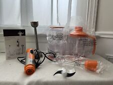 WOLFGANG PUCK BISTRO COLLECTION  ORANGE IMMERSION BLENDER FOOD PROCESSOR - *READ for sale  Shipping to South Africa