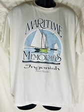 Used, Hanes Vintage Men’s Large (42-44) T Shirt Maritime Ingonish Nova Scotia White for sale  Shipping to South Africa