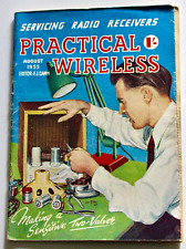 Practical wireless august for sale  UK